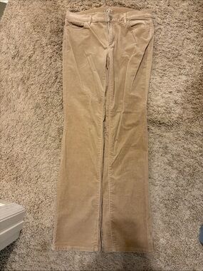 LOFT Beige/Tan Corduroy Bootcut Pants